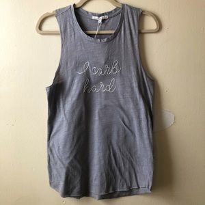 I Carb Hard 🥖🍞🥯 workout tank